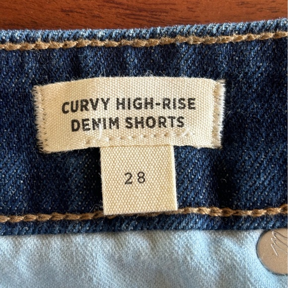 NWT Madewell High Rise Denim Shorts - Curvy - Picture 6 of 10